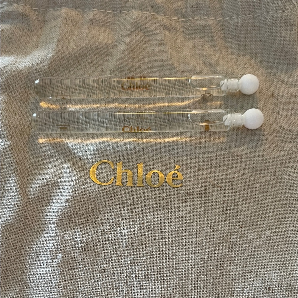 2 x Chloé Chloe Atelier Des Fleurs Lavanda Eau De Parfum Sample Splash 4ml/ 0.13